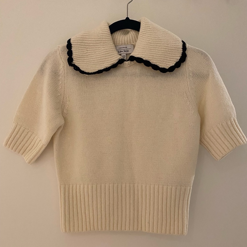& Other Stories Wide Collar Wool Sweater - Picture 2 of 4